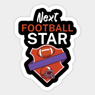 Next football star Sticker